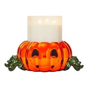 NIB Bath and Body Works Jack O’ Lantern 3-Wick Candle Holder
